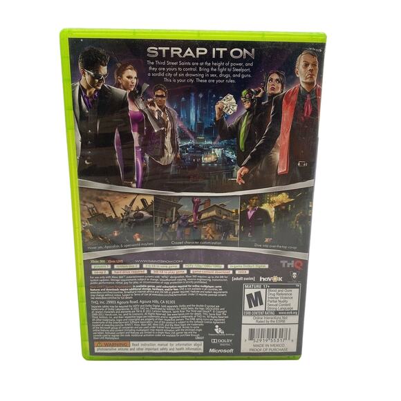Saints Row: The Third (Microsoft Xbox 360, 2011) - Picture 3 of 3